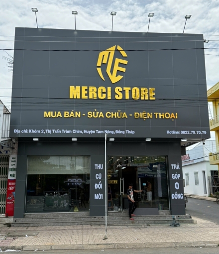 Hoàn thiện shop điện thoại Tam Nông -Đồng Tháp diện tích 120m2