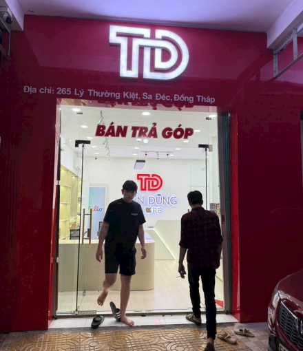 Thi công Nội Thất Shop Điện Thoại Sa Đec Đồng Tháp