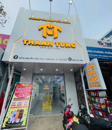Thi công nội thất shop điện thoại  Tp Cần Thơ