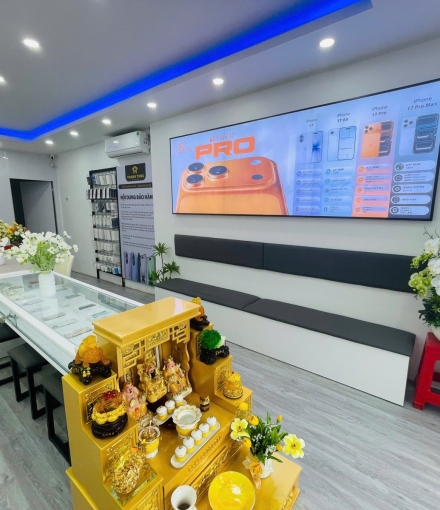 Thi công nội thất shop điện thoại  Tp Cần Thơ