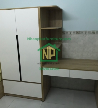 Tủ Áo Kèm Bàn Trang Điểm
